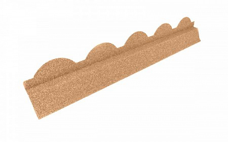 Планка карнизная Palermo Гранд Лайн / Grand Line, цвет песочный раф, 1080 мм