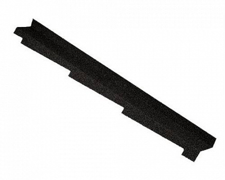 Боковое примыкание Метротайл (Metrotile) правое, цвет черный, 1250 мм