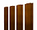 Штакетник металлический Grand Line (Гранд Лайн), прямоугольный, Print elite dp 0.45, цвет Golden Wood (Золотой дуб)