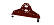 Кронштейн универсальный Grand Line (Гранд Лайн), цвет RAL 3009 (красный)