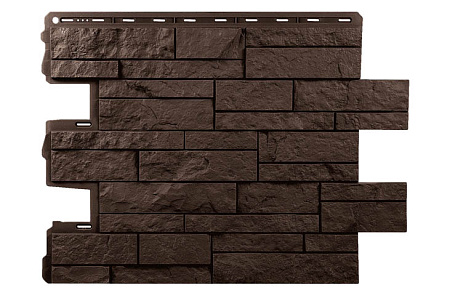 Фасадные панели Альта Профиль Шотландия ЭКО, коричневый