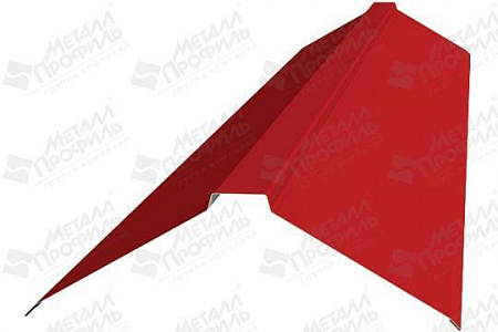 Планка конька плоского Металл Профиль, PURMAN 0.5, 190х190х2000 мм, цвета по каталогу RAL и RR