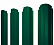 Штакетник металлический Grand Line (Гранд Лайн), П-образный фигурный, PE 0.45, цвет RAL 6005 (зеленый)