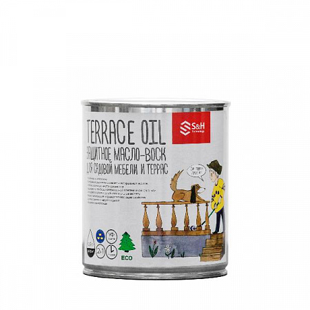 Wood Oil 2 в 1 защитное масло-воск для фасадов 18 л, цвет олива