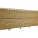 Фасадные (цокольные) панели Ю-Пласт Hokla / Хокла Винтаж (двойной замок), цвет охра, 2000х250 мм
