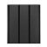 Софит без перфорации AQUASYSTEM (АКВАСИСТЕМ), сталь 0.5 PURAL MATT, 2400х303 мм, цвет RR 33 (черный изумруд)