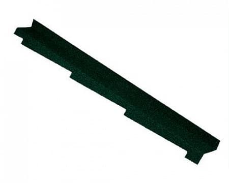 Боковое примыкание Метротайл (Metrotile) правое, цвет темно-зеленый, 1250 мм