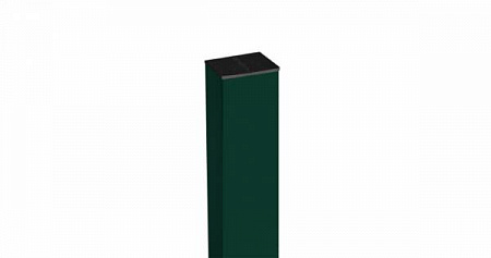 Столб + заглушка Гранд Лайн / Grand Line, Pe, 2500 мм, цвет RAL 6005 (зелёный)