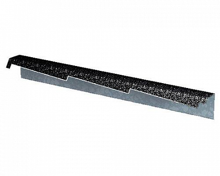 Фронтонная планка резная Gerard, левая, 1200 мм, dark silver (481)