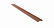 Планка карнизная малая Barсelona Grand Line, шоколад, 1250 мм