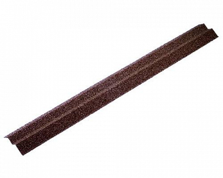 Карнизная планка Метротайл (Metrotile), цвет коричневый, 1365 мм