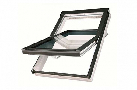 Мансардное окно Fakro PTP-V U4 ПВХ с вентклапаном, 78х160