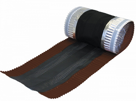 Рулонный элемент конька-хребта VARIO Roll, алюминий BWK, ширина 0,22 м, цвет коричневый
