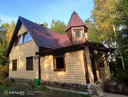 Монтаж кровли металлочерепицей Grand Line в пос. Осельки