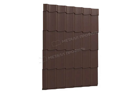 Профиль декоративный Металл Профиль Монтерра X, 0,4 PE, RAL 8017 коричневый шоколад