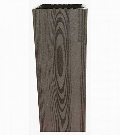 Столб Holzhof Woodstyle / Хольцхоф (фактура дерева), 100х100х1000 мм, цвет коричневый