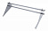 Снегозадержатель Grand Line (Гранд Лайн) Optima, трубчатый универсальный для металлочерепицы и мягкой кровли 1.0 м, цвет RAL 9006 (серый)