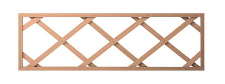 Шпалера из ДПК в раме Модель 1 GRINDERDECO, 460х1500 мм, песчаник