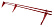 Снегозадержатель Grand Line (Гранд Лайн) Optima, трубчатый универсальный для металлочерепицы и мягкой кровли 3.0 м, цвет RAL 3003 (красный)