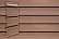 Сайдинг виниловый архитектурный планкен Grand Line Тундра, 3х0.246 м, рябина