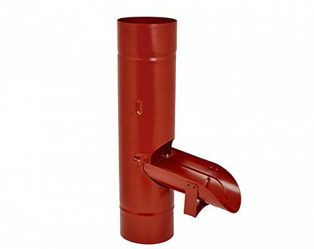 Водосборник цилиндрический в комплекте D100 Aquasystem Pural, RR 29 бургундский