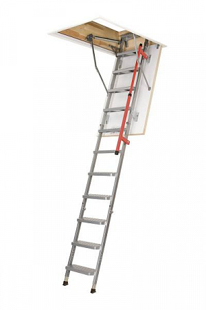 Чердачная лестница Fakro LML Lux металлическая с телескопическими ножками 70*130*305 см