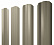 Штакетник металлический Grand Line (Гранд Лайн), М-образный фигурный, PE 0.45, цвет RAL 1015 (светлая слоновая кость)