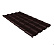 Металлочерепица Гранд Лайн / Grand Line, коллекция Kamea, 0,5 Rooftop Matte Zn 180, цвет RAL 8017 (шоколад)