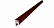Планка П-образная заборная 20 Grand Line (Гранд Лайн), Satin 0.5, цвет RAL 3011 (красно-коричневый)