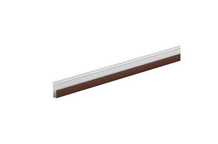 G-планка AQUASYSTEM, Rooftop Шелк, 2000 мм, RAL 8017 коричневый