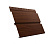 Софит металлический Квадро Брус с перфорацией Grand Line / Гранд Лайн, Print 0.45, цвет Choko Wood (Шоколадное дерево)
