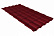 Металлочерепица Гранд Лайн / Grand Line, коллекция Kredo, 0,5 Satin Zn 140, цвет RAL 3005 (красное вино)