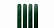 Штакетник металлический Grand Line (Гранд Лайн), прямоугольный фигурный, PE 0.45, цвет RAL 6005 (зеленый)
