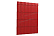 Профиль декоративный Металл Профиль Монтерра X, 0,45 PE, RAL 3020 красный насыщенный