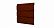 Софит металлический с центральной перфорацией Grand Line / Гранд Лайн, Print elite 0.45, цвет Cherry Wood (Бразильская вишня)