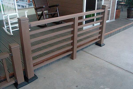 Крышка столба 120 мм ДПК CM Railing, WHITE WOOD (беленый дуб)