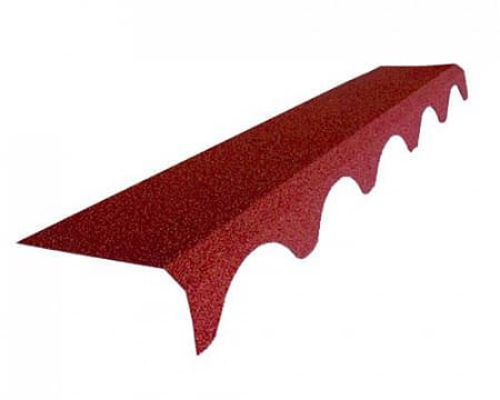 Подконьковый элемент Метротайл (Metrotile) Romana, цвет красный, 1110 мм
