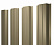 Штакетник металлический Grand Line (Гранд Лайн), П-образный, PE 0.45, цвет RAL 1014 (слоновая кость)