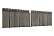 Фасадные панели Ю-Пласт Хокла S-Lock Щепа, 2000x206 мм, седой дуб