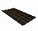 Металлочерепица Гранд Лайн / Grand Line, коллекция Kamea, 0,5 Rooftop Matte Zn 180, цвет RR 32 (темно-коричневый)