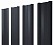 Штакетник металлический Grand Line (Гранд Лайн), М-образный, Satin 0.5, цвет RAL 7024 (серый)