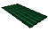 Металлочерепица Гранд Лайн / Grand Line, коллекция Kredo, 0,5 Quarzit lite ZA 265, цвет RAL 6005 (зеленый мох)