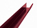 Прямоугольный желоб 3000 мм Vortex / Вортекс Гранд Лайн, Pe, цвет RAL 3005 (красное вино, вишня)
