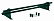 Снегозадержатель Оптима / Optima Grand Line, трубчатый для фальцевой кровли 1.0 м, цвет RAL 6005 (зеленый)