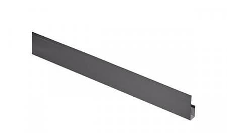 G-планка AQUASYSTEM (АКВАСИСТЕМ), сталь 0.45, PE Zn 275, 2000 мм, цвет RR 23 (маренго)