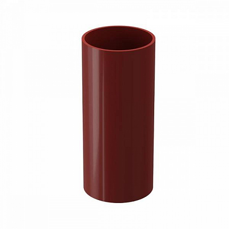 Труба водосточная Docke Standard, 1000 мм, RAL 3005 красное вино