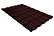 Металлочерепица Гранд Лайн / Grand Line, коллекция Kredo, 0,5 Rooftop Matte Zn 180, цвет RAL 8017 (шоколад)