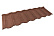 Композитная черепица Grand Line Barcelona, какао, 417х1350 мм