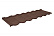 Композитная черепица Grand Line Barcelona, шоколад, 417х1350 мм