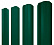 Штакетник металлический Grand Line (Гранд Лайн), М-образный фигурный, PE 0.45, цвет RAL 6005 (зеленый)